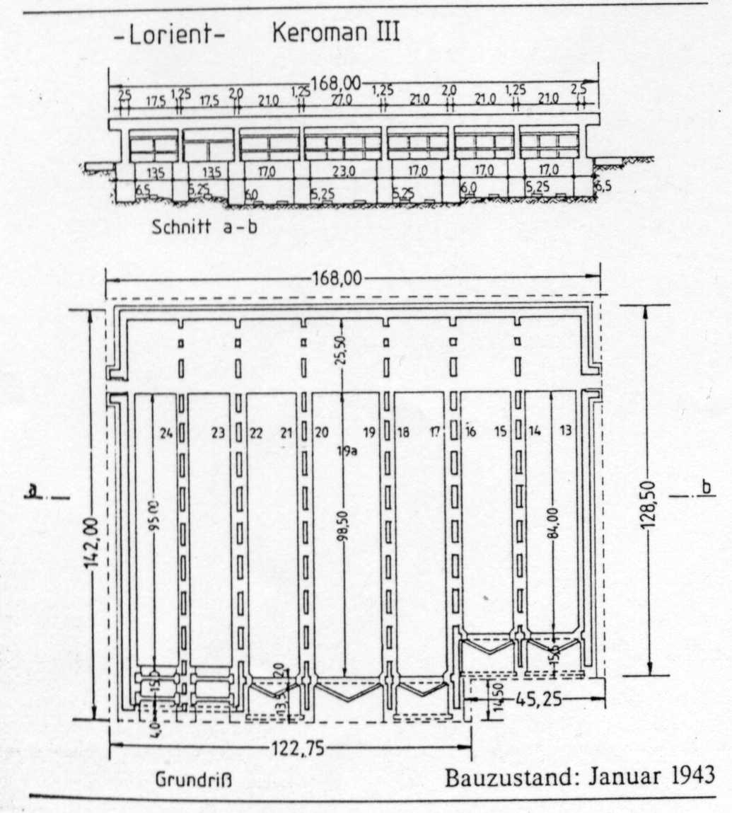 Map of KÃ©roman 3 bunker